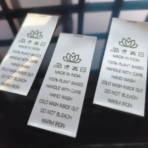 Anillabels24.com | Satin Printed Labels | Satin Labels | Wash Care Labels | Satin Labels for Broutique Clothing Brands